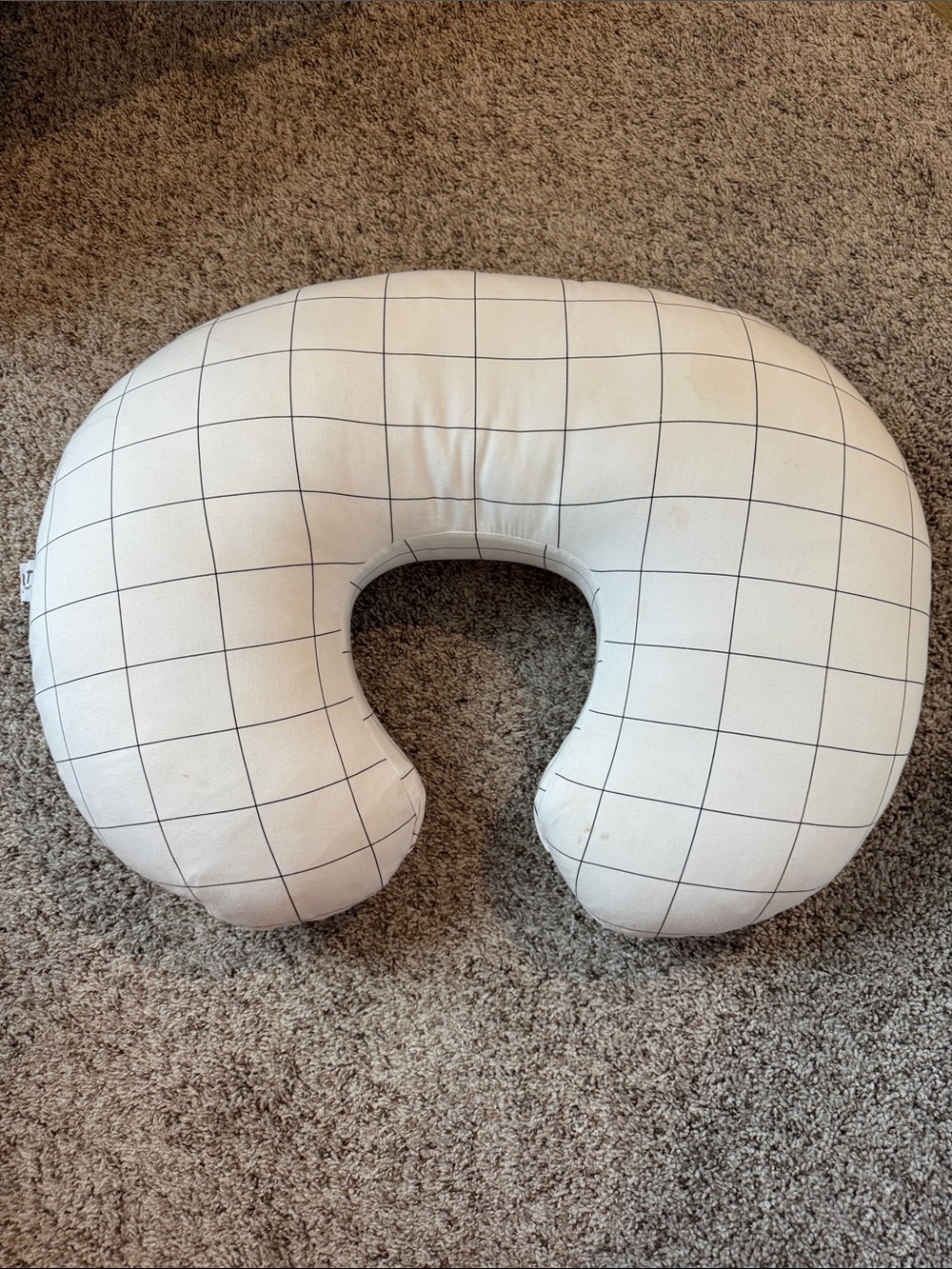 Boppy nursing pillow with cover